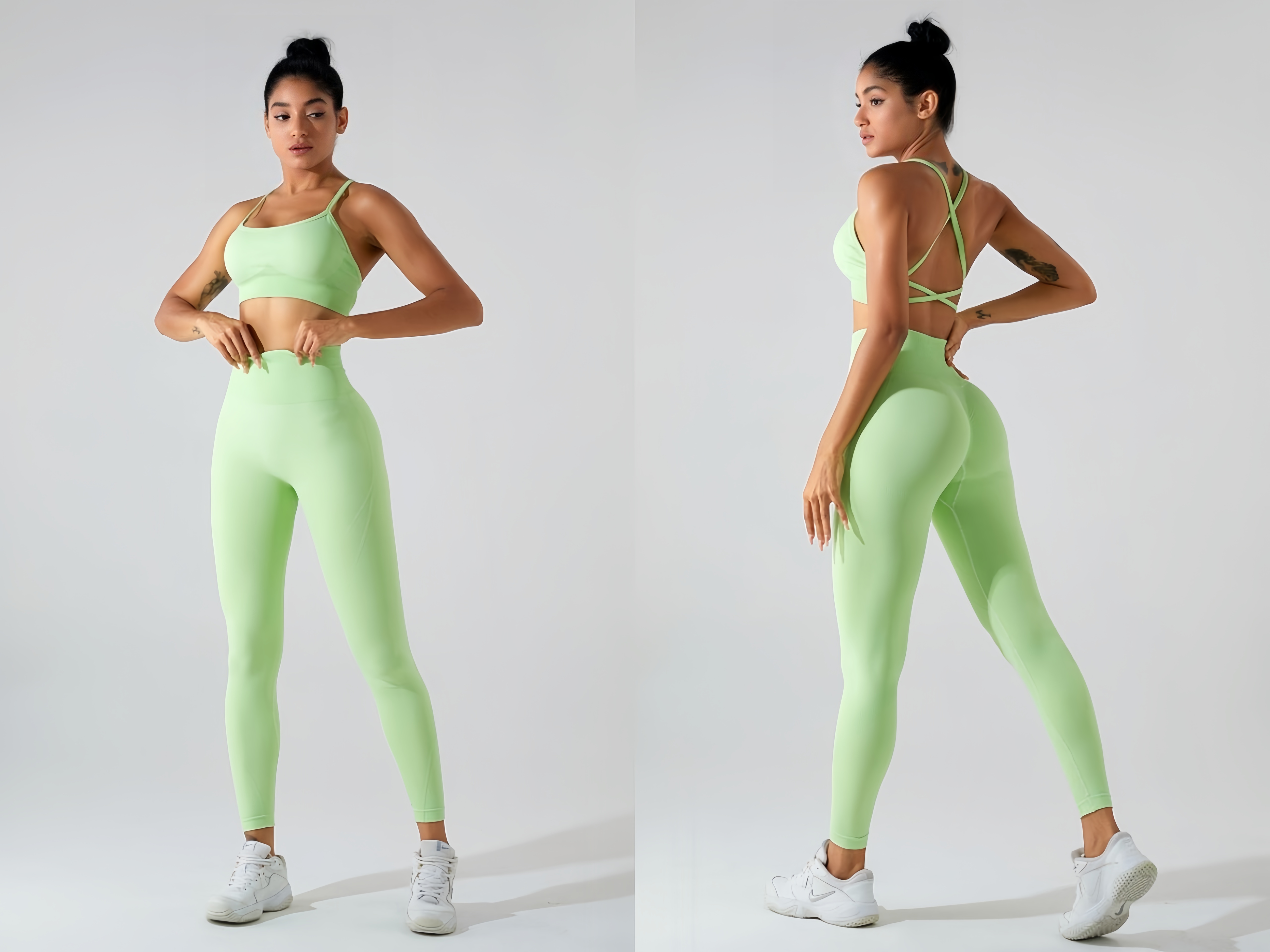 Mint green workout leggings hotsell